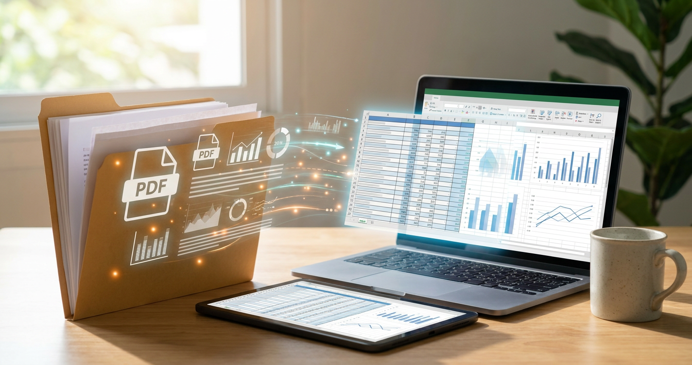 Como converter PDF em Excel sem digitar: guia completo para empresas