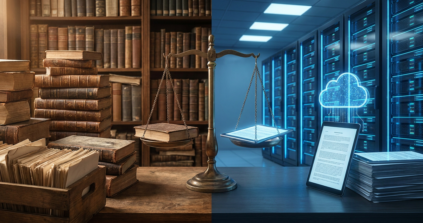 Digitalizar ou Guardar: Qual Vale Mais a Pena?