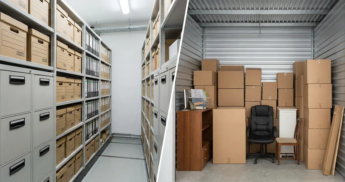 Guarda de documentos ou self storage: qual faz sentido para a sua empresa